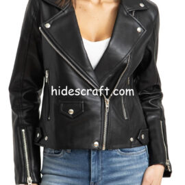 Aim High Leather Moto Jacket