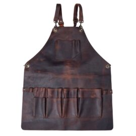 Leather Apron with Pockets