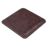 Leather Mouse Pad with Wrist Rest (Square)