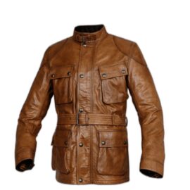 Premium Motorcycle Panther Leather Jacket  (Lamb Skin)