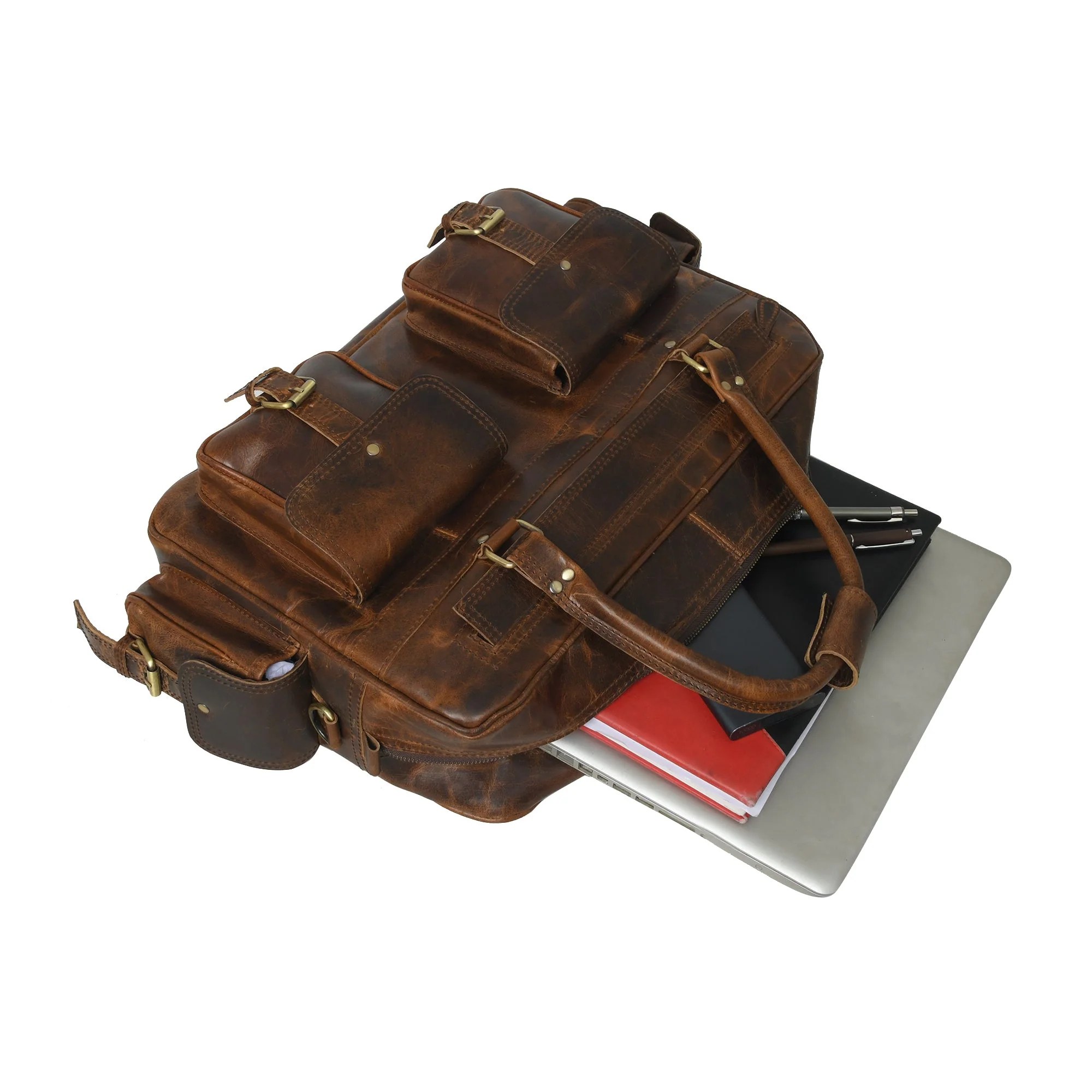 Hides Craft® Finn Leather Briefcase - Image 3