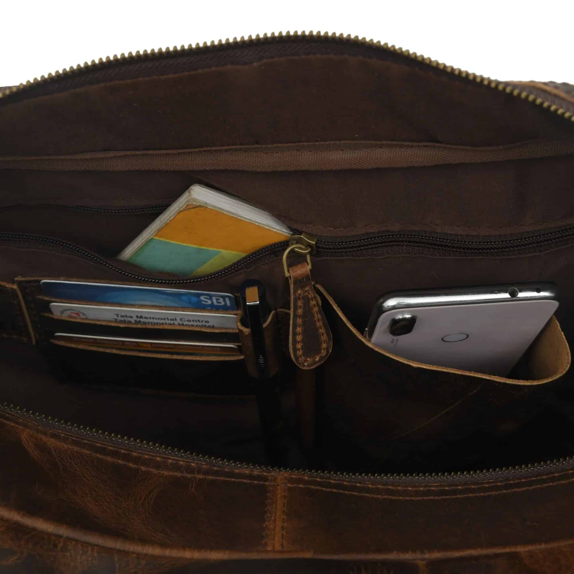 Hides Craft® Finn Leather Briefcase - Image 6