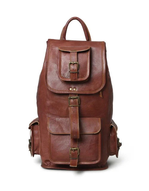 Hides Craft ® - Hiking Backpack - Walnut Brown