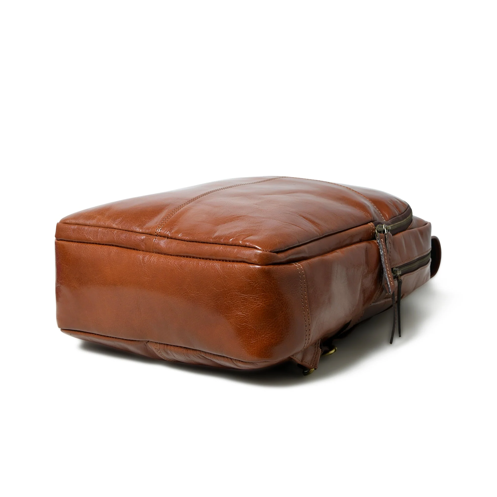 Hides Craft® - Italian Leather Backpack - Tan - Image 3
