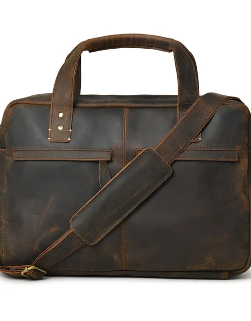 Hides Craft® - Vintage Buffalo Leather Laptop Bag - product view 3