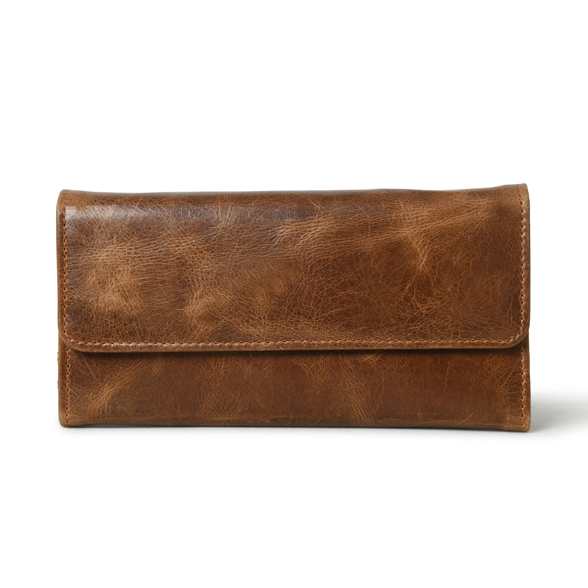 Hides Craft® - Clutch Women's Wallet - Tan Brown - Image 4