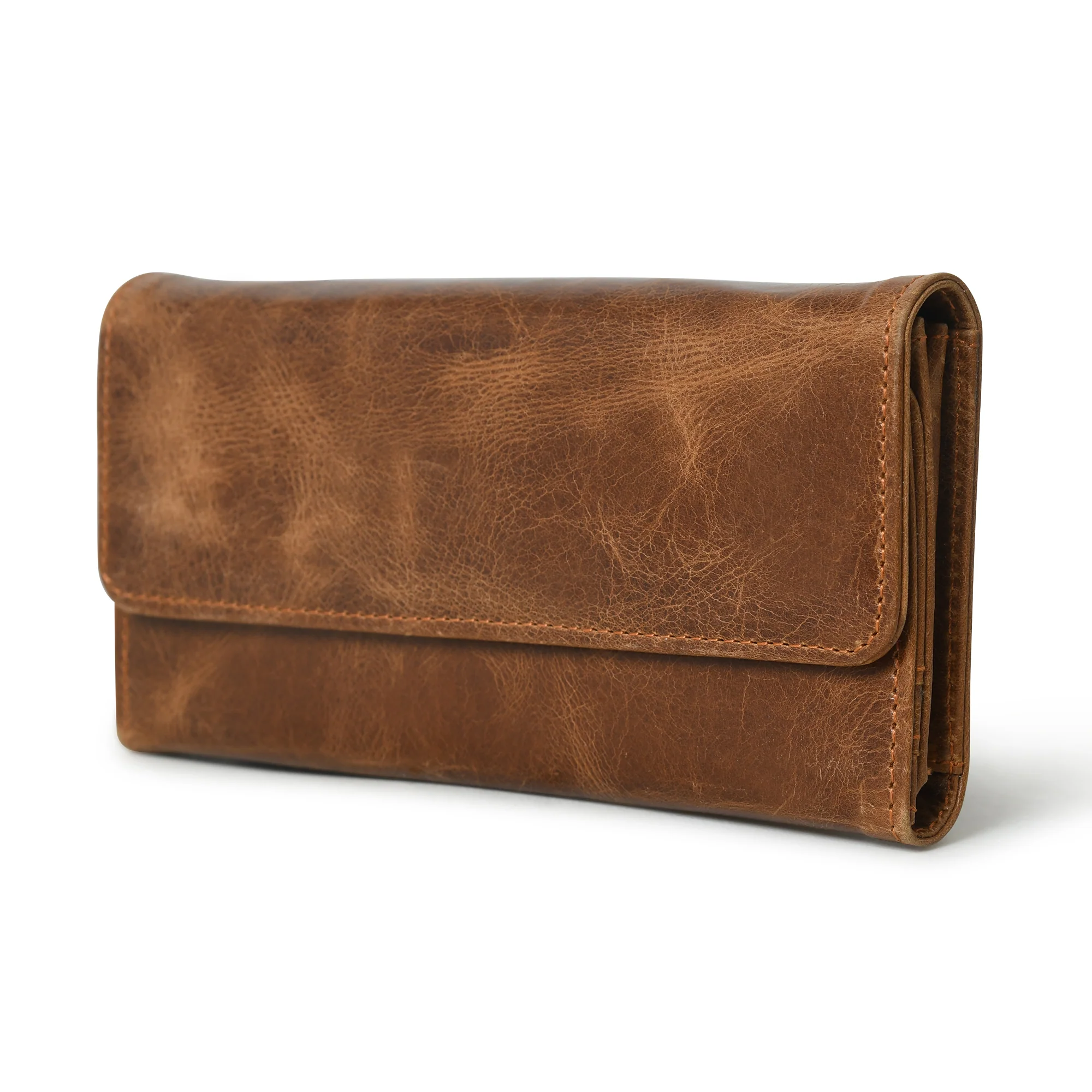 Hides Craft® - Clutch Women's Wallet - Tan Brown - Image 3