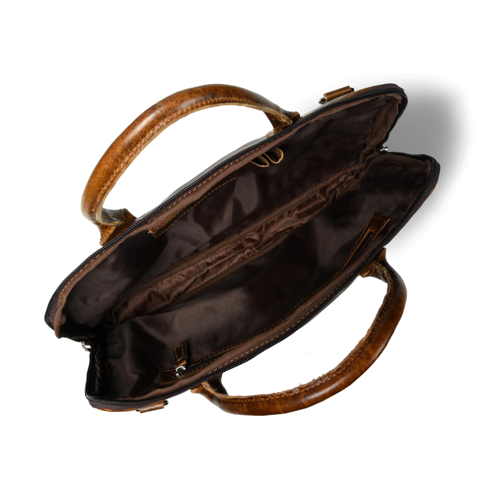Hides Craft® - Leather Laptop Bag - Dark Brown - Image 3
