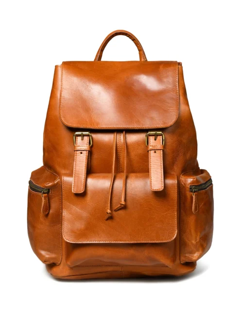 Hides Craft® - Leather Backpack - Tan Brown