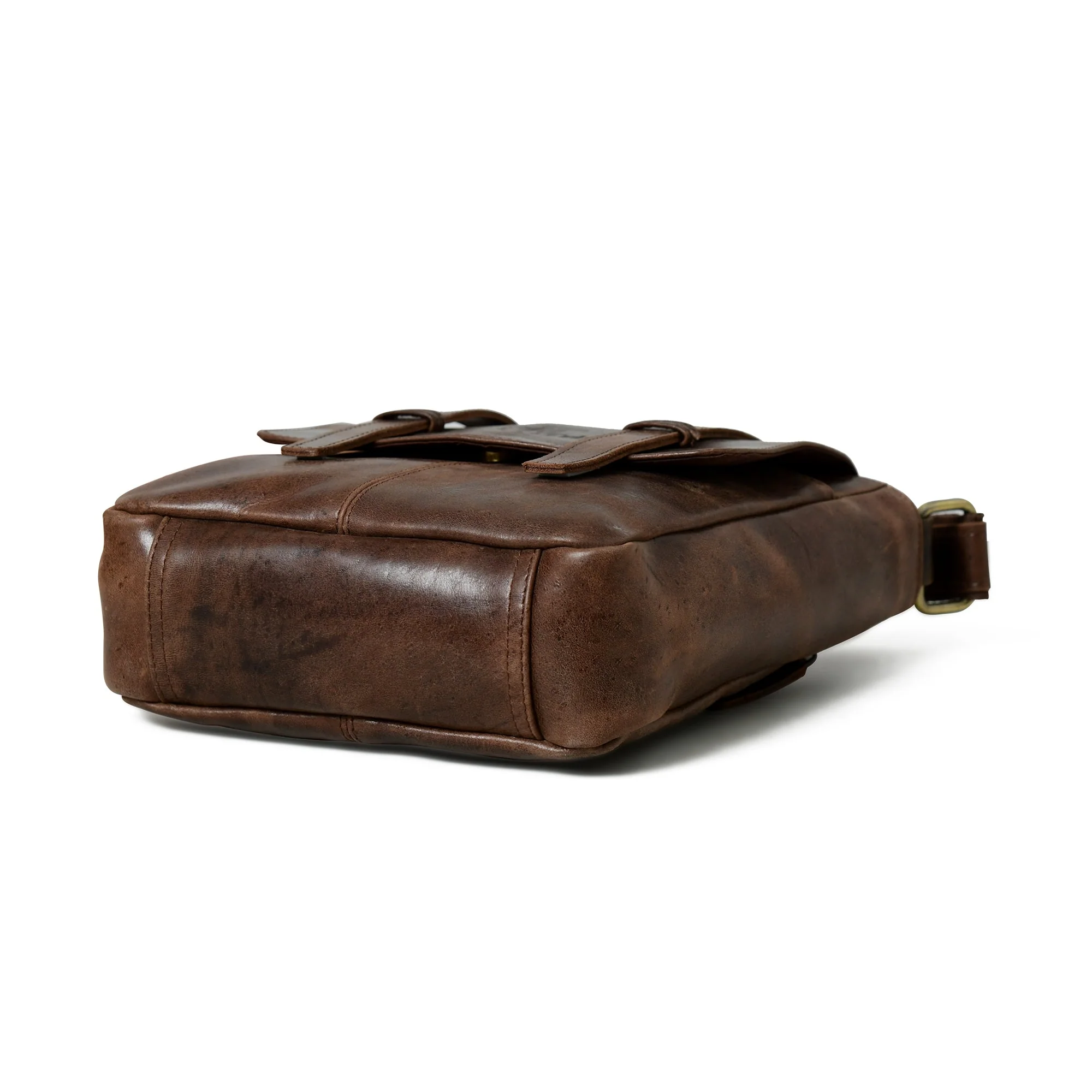 Hides Craft ® - Leather Messenger Bag - Brown - Image 6