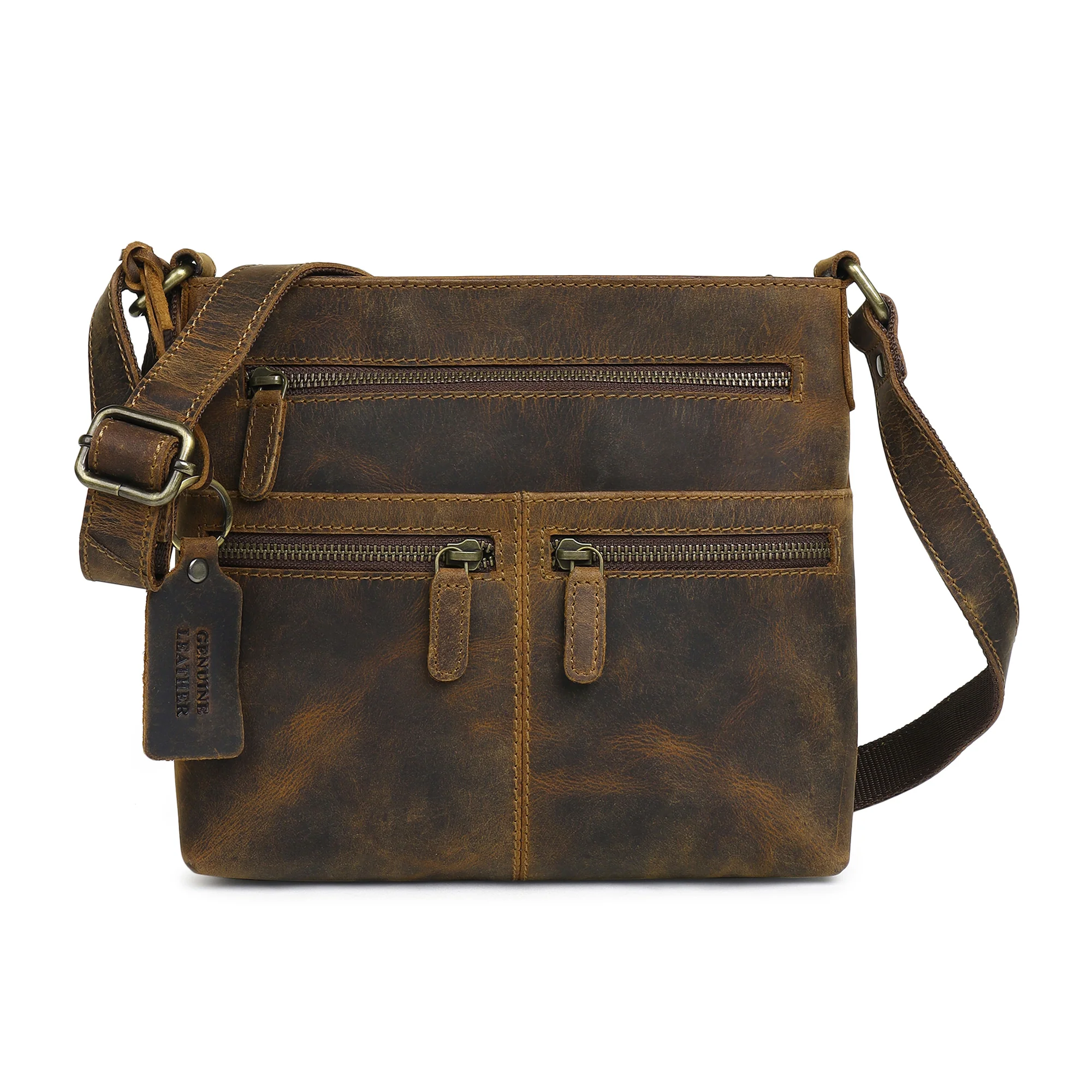 Hides Craft® - Vintage Buffalo Leather Messenger Bag - Image 6