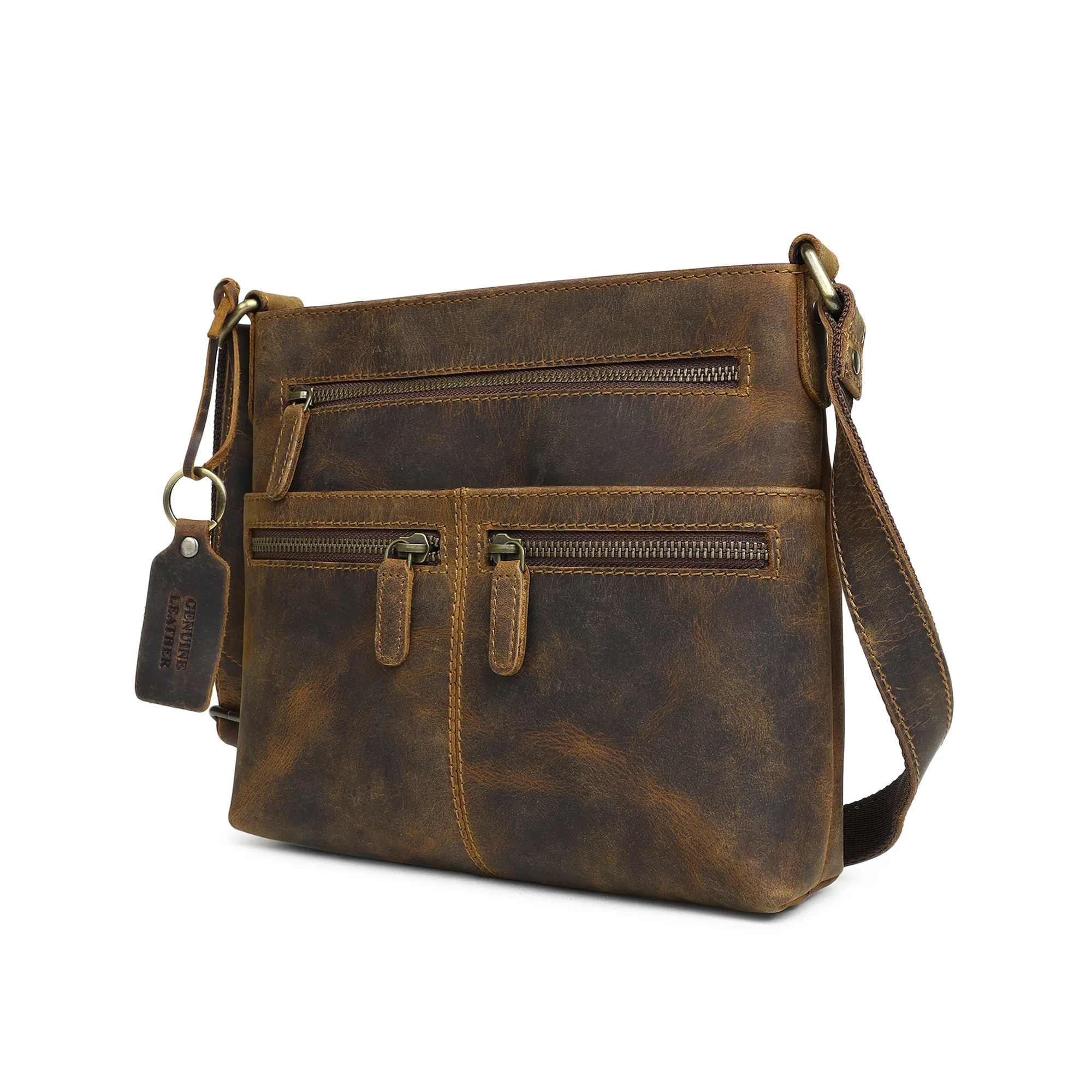 Hides Craft® - Vintage Buffalo Leather Messenger Bag - Image 5