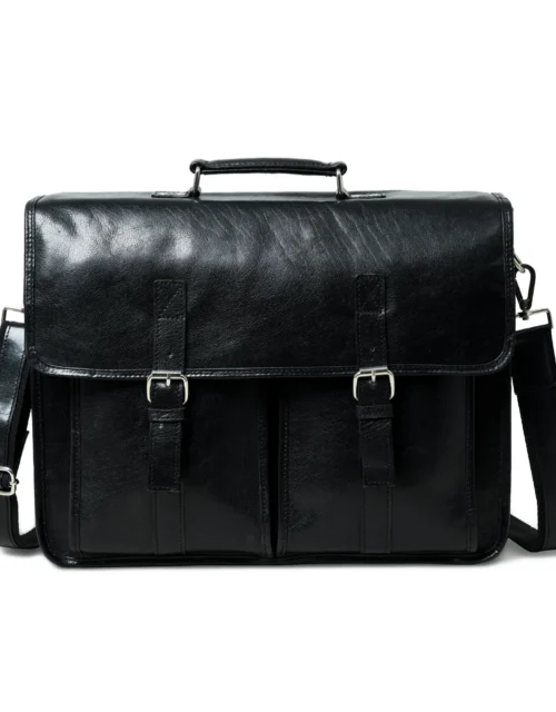 Hides Craft® - Black Executive Briefcase