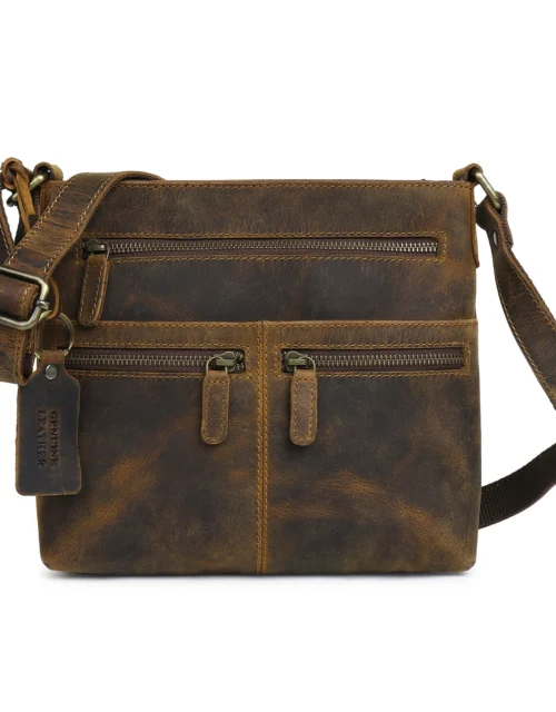 Hides Craft® - Vintage Buffalo Leather Messenger Bag
